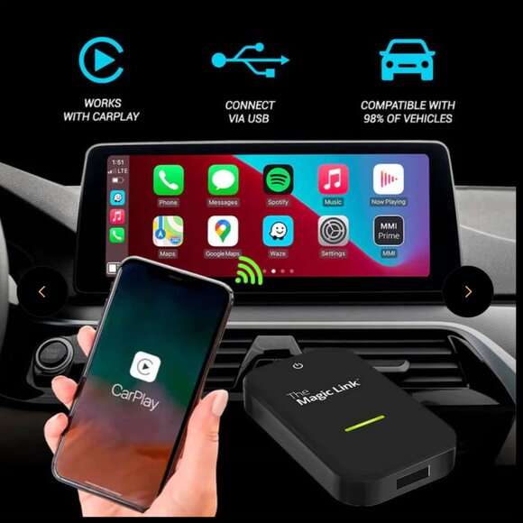 MagicLink Wireless CarPlay Adapter for iPhone - Picture 5 of 8